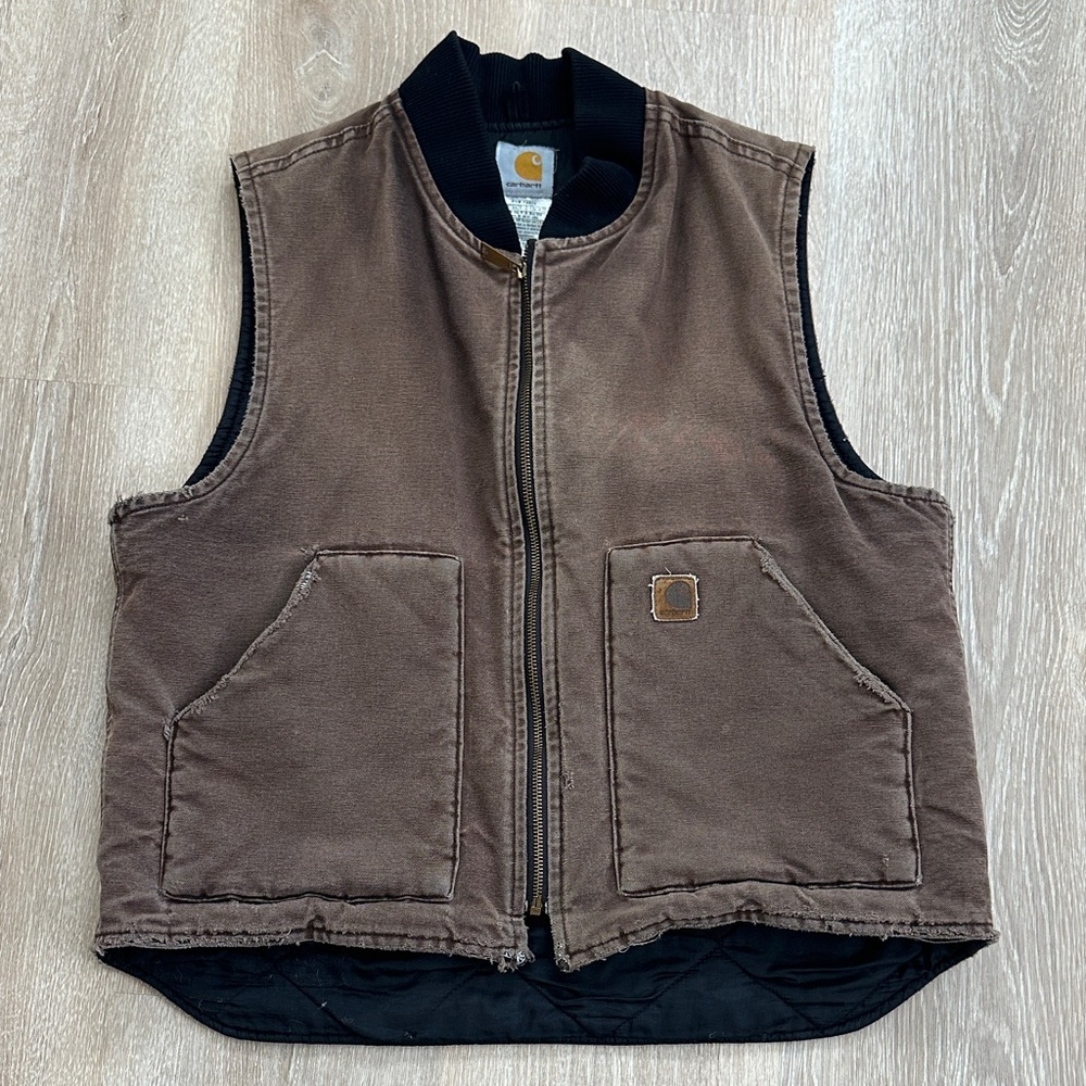 Carhartt Dark Brown Work Vest